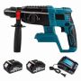 Charging Cordless Hammer Drill Sds Plus Handle Both Positive And Negative.