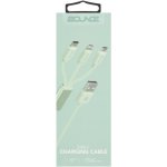 Bounce Cord Series 3-IN-1 Charge Cable Green
