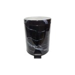 5 Litre Black Marble Look Dust Bin SGN2336