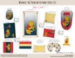 Cot Duvet Bedding Winnie The Pooh With Honey Red Set
