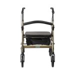 Rollator Deluxe Aluminium Extra Wide Seat Metallic Champagne