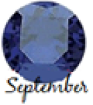 Bcr - Birthstones For Floating Lockets Genuine Cubic Zirconia 5MM Wide - September