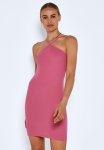 Rose Sleeveless Rib Short Dress - Ibis Rose