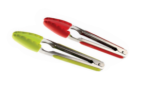 9" Silicone Tongs With Auto Loc - Green