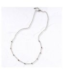 Multi Chain Diamante Necklace - Silver Free