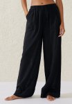 Cotton On Relaxed Pocket Beach Pant - Black