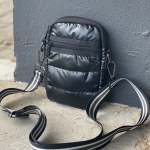 Puffer Cellphone Bag - Black