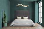 Manoanoa Velvet Headboard Queen Size - Teal