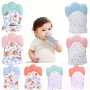 2PCS Breathable Silicone Teething Gloves Soothing Chew Mittens For Boys And Girls Suitable For 3 Months And Up