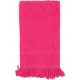 Clicks Fringed Guest Towel Set Cerise 2 Piece