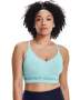 Women's Ua Seamless Low Long Heather Sports Bra - Breeze / XL