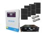 Ecco 3.5KW Invertor 25V Lithium Battery 4 X 410W Solar Panel And Stier Torch