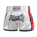 Unisex Boxing Shorts For Mma Muay Thai Training Breathable Polyester Fitness Workout Trunks With Elastic Waist And Printed Desig
