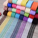 1PACK 10 Yards Beautiful Lace Ribbon Diy Gift Bouquet Clothing Accessories Curtain Accessories Flower Decoration Sewing Accessor
