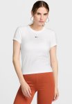 Nike Sportswear Chill Crop Top - White black