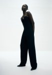 Tie-belt Jumpsuit - Black
