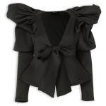 Black Sleeve Detail Scuba Jacket