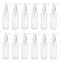 12 Pack 3.4OZ Transparent Bottles For Water Massage Oil Shampoo