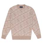 Unisex Monogram Jersey Knit Beige - Beige XL