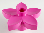 DUPLO Parts Preloved Plant Flower With Stud 6510 - Dark Pink