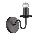 Narayan Metal Wall Light Black