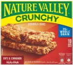 Crunchy Oat & Cinnamon Granola Bars Box