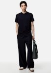 Slim Fit Pima Cotton T-Shirt - Navy Blue