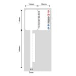 NB236 - - B1 B21 B3S B4 - 30X70MM - 100 Chinese Cable Labels
