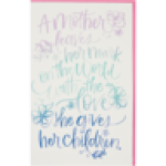 CARLTON English Mother's Day Seasonal Card Design May Vary