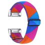 Nylon Strap For Fitbit Charge 5-BLUE/ORANGE/ROSE Triangles