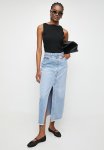 Superbalist Denim Midi Skirt- Lt Blue