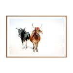Nguni Together II Art Print - A3