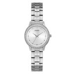 Guess Chelsea Ladies Dress Silver Analog Watch W1209L1