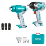 Total Tools Total - 20V Impact Wrench 850NM With Heat Gun - Unit Only