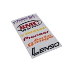 Fender Grocery List Sticker Set Multi-colour - 14CM Width Pair - Autostyle Motorsport South Africa