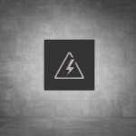 Electricity Sign - Black - Powder Coated Aluminum