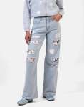 Sissy Boy Kiera Wide Leg Light Vintage Jeans - 14 Blue
