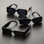 3PCS Square Fashion Glasses Set Men's Fashionable Photography Accessories Perfect Gift For Birthday