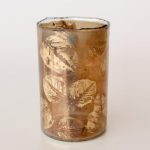 Gold Leaf Glass Vase 20X13CM