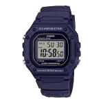 Casio Vintage Dark Blue Unisex Watch W-218H-2AVDF