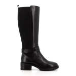 Madi Leather Knee High Boot - Black - 8