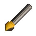 Pro-tech V-groove Router Bit 90? Tct 3 8" 1 4" Shank