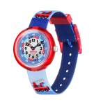 Firetruck Red & Blue Textile Watch FBNP160