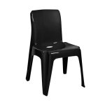 Plastic Chair Heavy Duty Dezi Recycled Black