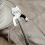 Adorable Cat-shaped Stainless Steel Coffee Spoon - Ideal For Desserts Snacks & Ice Cream - Charming Kitchen Accessory And Gift