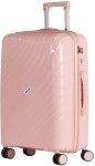 Jetsetter Check-in Luggage Bag 28-INCH - Pink Cabin Suitcase 4 Wheels - 28 Inch