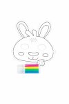 Diy Easter Bunny Mask Set 5 Piece