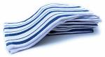 Williams-sonoma Classic Stripe Kitchen Dish Towels Set Of 4 Bright Blue