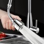 1PC Flexible Faucet Sprayer Attachment 360 Rotary Kitchen Sink Aerator Extender 2 Mode Water Saving Sink Accessories