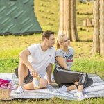 Durable Double-layer Thickened Aluminum Foil Moisture-proof Mat For Two-person Picnic Outdoor Tent Moisture-proof Mat Beach Wate